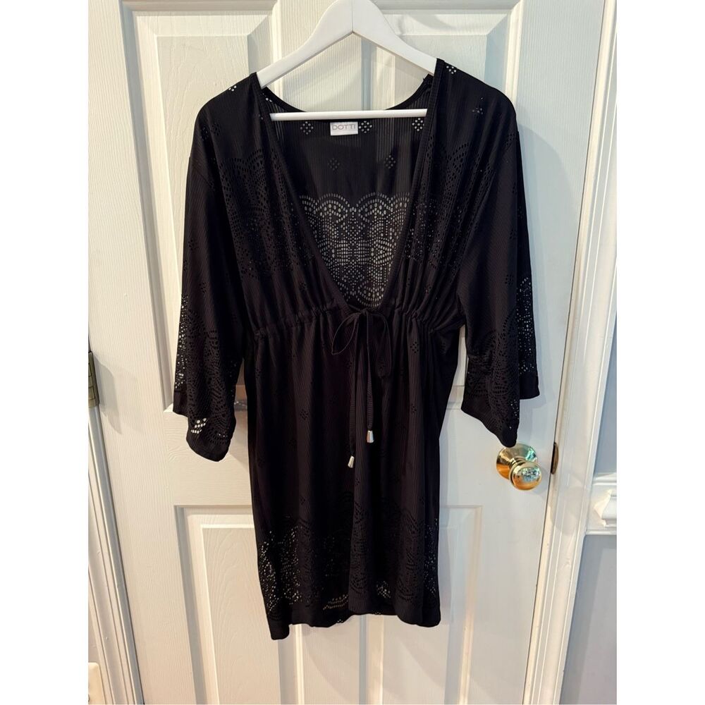 Dotti Black Swim Coverup